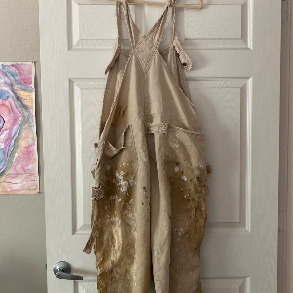 Magnolia Pearl Bermuda short painters overalls